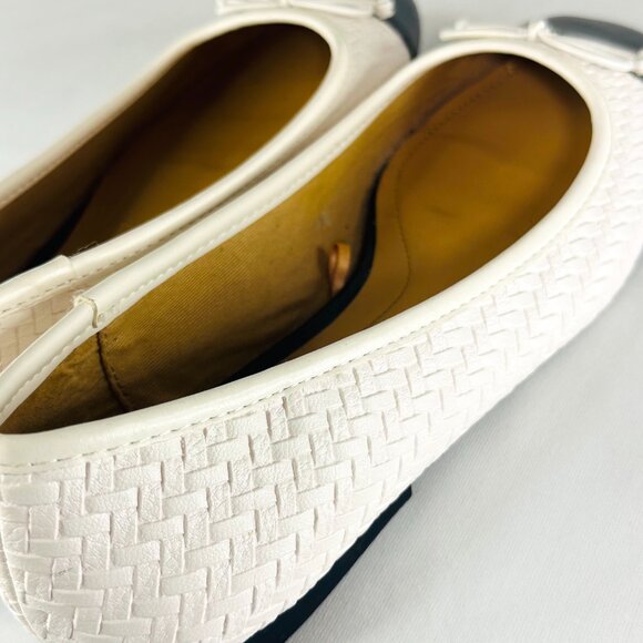 Zara Trafaluc White & Black Ballet Flats | Size 7 | NWOT - Picture 6 of 7
